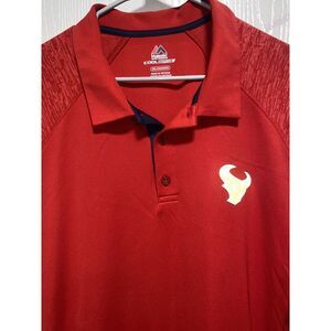 Majestic Polo NFL‎ Houston Texans Red XXLarge Cool Base
